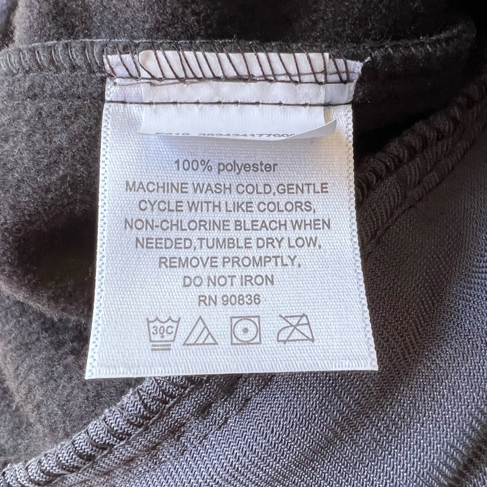 Port Authority NEW National Geographic Black Fleece Vest Size Medium - Picture 10 of 11